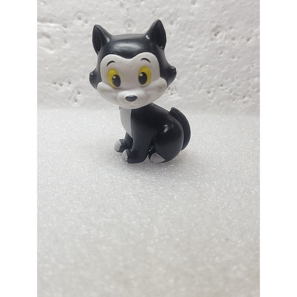 FIGARO PINOCCHIO DISNEY CAT ACTION FIGURE TOY MINNIE MOUSE BLACK WHITE VINTAGE - Picture 5 of 8